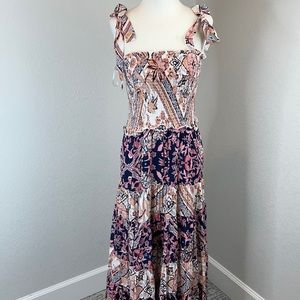 Abel the label floral maxi dress. Size small